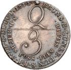 German States: Hanover. 2/3 Taler, 1814-C EF - 2