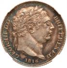 Great Britain. Sixpence, 1816 NGC MS62