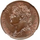 Great Britain. Farthing, 1823 NGC MS64 BR