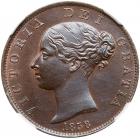 Great Britain. Halfpenny, 1838 NGC Unc