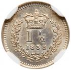 Great Britain. One and a Half Pence, 1838 NGC Unc - 2