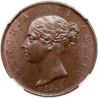 Great Britain. Halfpenny, 1848 NGC MS63 BR