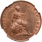 Great Britain. Halfpenny, 1851 NGC MS64 BR - 2