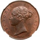 Great Britain. Halfpenny, 1852 NGC MS64 RB