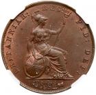 Great Britain. Halfpenny, 1852 NGC MS64 RB - 2