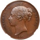 Great Britain. Penny, 1855 NGC MS63 BR