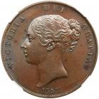 Great Britain. Penny, 1857 NGC MS62 BR