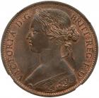 Great Britain. Penny, 1863 NGC MS65 BR