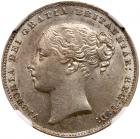 Great Britain. Shilling, 1864 NGC AU58