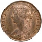 Great Britain. Halfpenny, 1873 NGC MS63 BR