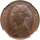 Great Britain. Halfpenny, 1879 NGC MS64 BR