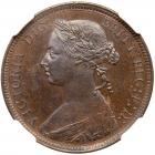 Great Britain. Halfpenny, 1885 NGC MS64 BR