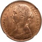 Great Britain. Penny, 1890 NGC MS64 RB