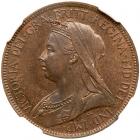 Great Britain. Halfpenny, 1897 NGC MS63 BR