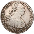 Guatemala. 8 Reales, 1805-NG M About VF