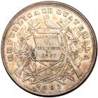 Guatemala. Peso, 1882-AE NGC Unc - 2