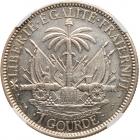 Haiti. Gourde, 1895 NGC About Unc - 2