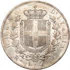 Italy. 5 Lire, 1877-R NGC MS63 - 2