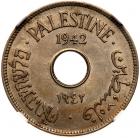 Palestine. 10 Mils, 1942 NGC MS63