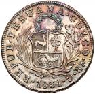 Peru. 8 Reales, 1831-G (Cuzco) NGC Unc - 2