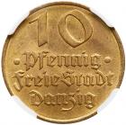 Poland: Danzig. 10 Pfennig, 1932 NGC MS64 - 2