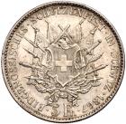 Switzerland. 5 Francs, 1867 EF - 2