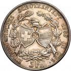 Switzerland. 5 Francs, 1869 EF - 2