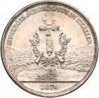 Switzerland. 5 Francs, 1874 EF - 2