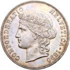 Switzerland. 5 Francs, 1890-B PCGS AU53