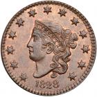 1828 N-1 R1 Large Date PCGS graded MS63 Brown, CAC Approved