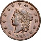 1828 N-8 R3 Large Date PCGS graded MS63 Brown