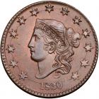 1830 N-2 R2 Large Letters PCGS graded MS64+ Brown, CAC Approved