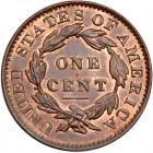 1834 N-3 R1 Large 8, Small Stars PCGS graded MS65 Red & Brown, CAC Approved - 2