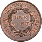 1834 N-4 R2 Large 8, Small Stars, Medium Letters PCGS graded MS65+ Brown, CAC Approved - 2