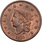 1835 N-1 R1 Large Date PCGS graded MS64 Red & Brown, CAC Approved