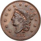 1835 N-2 R3 Small Date PCGS graded MS65 Brown, CAC Approved