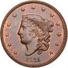 1835 N-5 R2 Type of 1834, Small 8 & Stars PCGS graded MS64 Brown