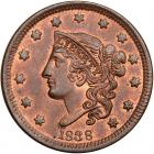 1838 N-6 R1 PCGS graded MS66 Red & Brown