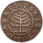 1652 Massachusetts Pine Tree Shilling Noe-29 Rarity-3 PCGS graded VF35