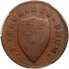 1786 New Jersey. Narrow shield, curved plow beam PCGS VF30 BR - 2