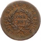 1793 S-11b R4 Wreath Cent, Lettered Edge PCGS graded F15, CAC Approved - 2