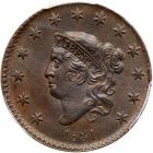 1831 N-2 R2 Medium Letters PCGS graded MS63 Brown