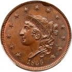 1836 N-6 R2 PCGS graded MS64 Brown, CAC Approved