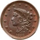 1838 N-4 R2 PCGS graded MS66 Brown