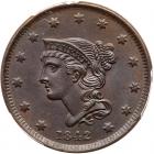 1842 N-2 R1 Small Date PCGS graded MS64 Brown