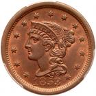 1853 N-11 R2 PCGS graded MS64 Red & Brown, CAC Approved