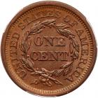 1855 N-3 R1 Upright 55 PCGS graded MS64+ Brown, CAC Approved - 2