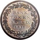 Great Britain. Bank Token Five Shillings and Sixpence, 1811 PCGS PF63 BR - 2