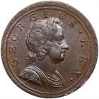 Great Britain. Half Penny, 1720 PCGS MS64 BR