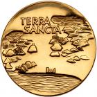 Israel. Terra Sancta (Holy Land), State Gold Medal, 1963 Choice Brilliant Unc